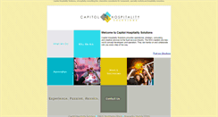 Desktop Screenshot of capitolhospitality.com