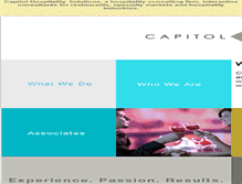Tablet Screenshot of capitolhospitality.com